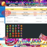 BUKTI JACKPOT SLOT GATES OF OLYMPUS 1000 TERPERCAYA DI INDONESIA TGL 21-12-2024