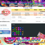 BUKTI JACKPOT SLOT SWEET BONANZA TERPERCAYA DI INDONESIA TGL 24-12-2024