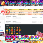 BUKTI JACKPOT SLOT GATES OF OLYMPUS 1000 TERPERCAYA DI INDONESIA TGL 22-12-2024