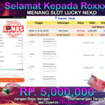 BUKTI JACKPOT SLOT LUCKY NEKO TERPERCAYA DI INDONESIA TGL 24-12-2024