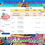 BUKTI JACKPOT SLOT MAHJONG WAYS 2 TERPERCAYA DI INDONESIA TGL 28-12-2024