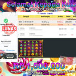 BUKTI JACKPOT SLOT 15.000X MANIA  TERPERCAYA DI INDONESIA TGL 29-12-2024