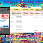 BUKTI JACKPOT SLOT MAHJONG WAYS  TERPERCAYA DI INDONESIA TGL 19-01-2025