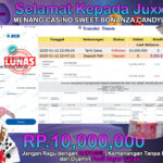 BUKTI JACKPOT CASINO SWEET BONANZA CANDYLAND TERPERCAYA DI INDONESIA TGL 13-01-2025