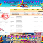 BUKTI JACKPOT SLOT MAHJONG WAYS 2 TERPERCAYA DI INDONESIA TGL 12-01-2025