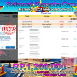 BUKTI JACKPOT SLOT MAHJONG WAYS 2 TERPERCAYA DI INDONESIA TGL 13-01-2025