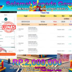 BUKTI JACKPOT SLOT MAHJONG WAYS 2 TERPERCAYA DI INDONESIA TGL 01-02-2025